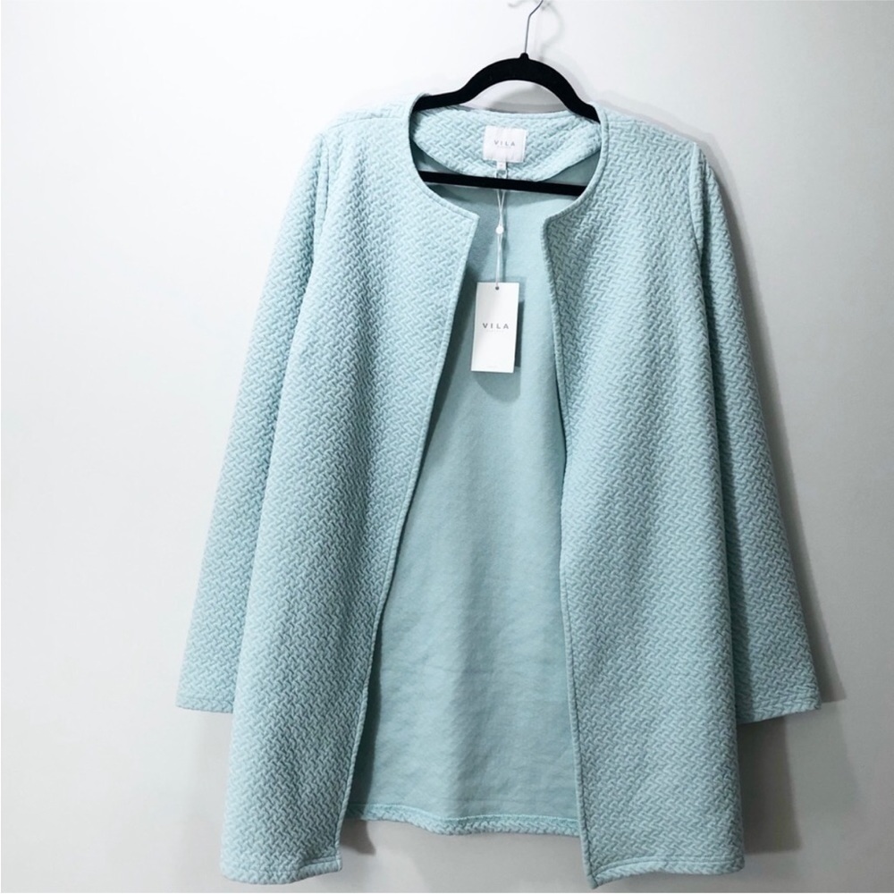Vila Women’s Long‎ Open Knit Shacket